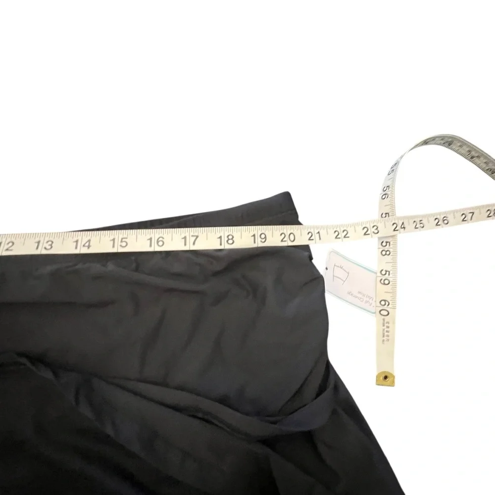 New Women's Size 2X Freshwater Swim Bottoms /‎ Skort Cross Skirt Front Black